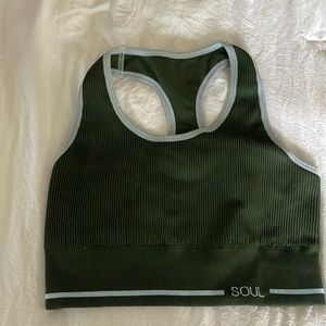 SoulCycle ribbed sports bra